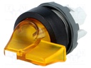 Switch: rotary; Stabl.pos: 2; 22mm; yellow; Illumin: MLB-1; IP66