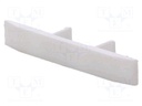 Protection; Application: ZUG-2,5; white; Width: 5.2mm; polyamide
