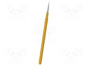Test needle; Operational spring compression: 8mm; 5A; Ø: 0.7mm