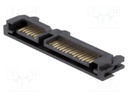 Connector: SATA; socket; male; PIN: 22