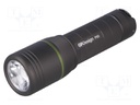 Torch: LED; No.of diodes: 1; 20/300lm; Ø35x132mm; Colour: black