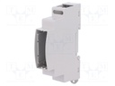 Enclosure: for DIN rail mounting; Y: 90mm; X: 18mm; Z: 53mm; ABS