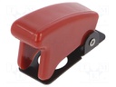 Cover plate; Colour: red