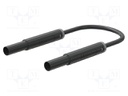 Test lead; 32A; banana plug 4mm,both sides; insulated; Len: 1.5m