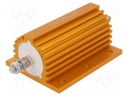 Resistor: wire-wound; with heatsink; screw; 150Ω; 250W; ±1%
