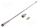 Telescopic antenna; Band: 25Hz÷1900MHz; 70÷340mm