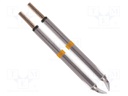 Tip; bent chisel; 1.78mm; 350÷398°C; for TZ-KIT-1 hot tweezers