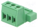 Pluggable terminal block; 5.08mm; ways: 3; straight; plug; male
