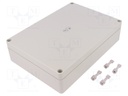 Enclosure: multipurpose; X: 180mm; Y: 254mm; Z: 63mm; flat; TK PS