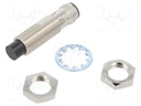 Sensor: inductive; Output conf: PNP / NC; 0÷8mm; 10÷30VDC; M12
