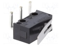 Microswitch SNAP ACTION; SPDT; 3A/125VAC; 2A/30VDC; ON-(ON)