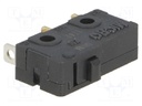 Microswitch SNAP ACTION; without lever; SPDT; 0.1A/125VAC; Pos: 2
