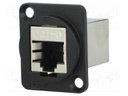 Coupler; FT; Cat: 5e; shielded; Layout: 8p8c; 19x24mm; Colour: black