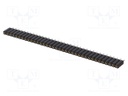 Socket; pin strips; female; PIN: 36; straight; 2.54mm; THT; 1x36