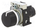 Potentiometer; 22mm; 3SU1.5; -25÷70°C; Ø22mm; IP67; 1kΩ