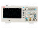 Oscilloscope: digital; Ch: 2; 200MHz; 1Gsps; 64kpts; 2n÷50s/div