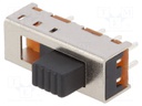 Switch: slide; Pos: 3; 0.35A/30VDC; ON-ON-ON; Mounting: PCB,THT