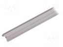 Profiles for LED modules; white; 1m; DIAGONAL14; aluminium