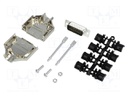 D-Sub; PIN: 15; plug; male; shielded,stamped and formed contacts
