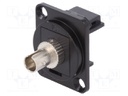 Connector: fiber optic; coupler; ST,both sides; Mat: metal