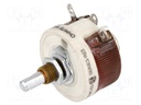 Potentiometer: shaft; single turn; 25Ω; 25W; 6.35mm; wirewound