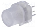Switch: keypad; Pos: 2; SPST-NO; 0.01A/35VDC; colourless; red/green