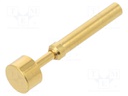 Test probe; Operational spring compression: 4.5mm; 3A; Ø: 6.5mm