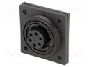Connector: circular; socket; female; PIN: 6; Buccaneer Standard