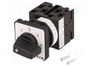 Switch: step cam switch; Stabl.pos: 7; 20A; 0-1-2-3-4-5-6; Poles: 1