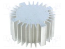 Heatsink; LED; Ø: 70mm; H: 37.5mm