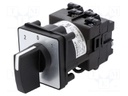 Switch: cam switch; Stabl.pos: 3; 12A; 2-0-1; Poles: 2; Pos: 3