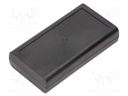 Enclosure: multipurpose; X: 79mm; Y: 149mm; Z: 32mm; ABS; black