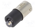 LED lamp; white warm; BA9S; 8÷48VDC; 8÷48VAC; -30÷85°C