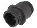 Plug; male; PIN: 9; w/o contacts; CPC Series 1; for cable