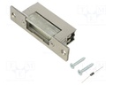Electromagnetic lock; 12VDC; reversing,with mounting plate