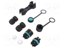 Connector: AC supply; screw terminal; male + female; TH387; 450V
