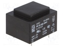 Transformer: encapsulated; 1VA; 230VAC; 9V; 9V; 56mA; 56mA; 70g