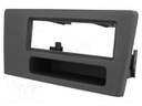 Radio mounting frame; Volvo; 1 DIN; black