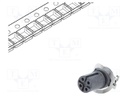 Socket; M12; PIN: 4; female; A code-DeviceNet / CANopen; on PCBs