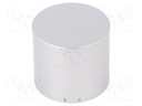 Signaller: sound; silver; 24VDC; Sound level: 88dB(d=1m); IP65