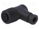 Plug; M12; PIN: 4; female; A code-DeviceNet / CANopen; for cable
