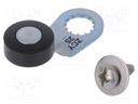 Driving head; lever R 34,4mm, plastic roller Ø16mm