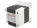 Transformer: mains; 200VA; 230VAC,400VAC; 12V; 24V; DIN; IP20