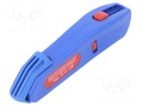 Stripping tool; Øcable: 4÷28mm; Wire: round; Tool length: 145mm