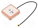 Antenna; GPS; 3dBi; RHCP; Mounting: for building in; 50Ω; 1,575GHz