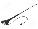 Antenna; car top; 0.4m; AM,FM; Audi; with amplifier; 0.3m