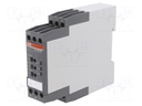 Timer; 0,05s÷300h; DPDT; 24÷240VAC; 24÷48VDC; DIN; -20÷60°C; IP20