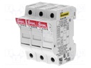 Fuse holder; cylindrical fuses; 10,3x38mm; 32A; 690V