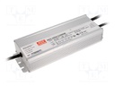 Power supply: switched-mode; LED; 320W; 57÷114VDC; 2800mA; IP67