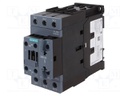 Contactor: 3-pole; NO x3; Auxiliary contacts: NO + NC; 175÷280VAC